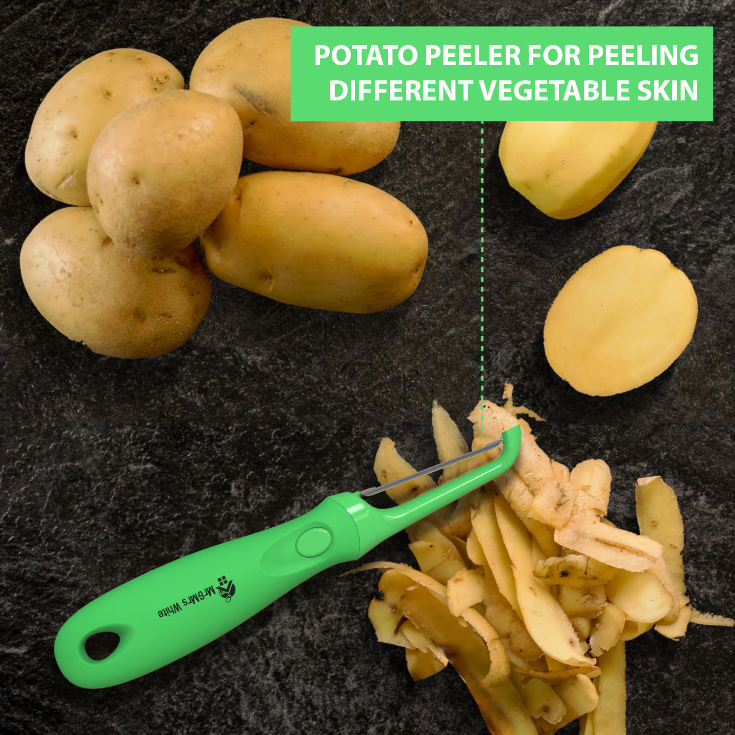 1st up 🍎.Peeler can be used on 17 fruits + veggies. #rotato #kitcheng