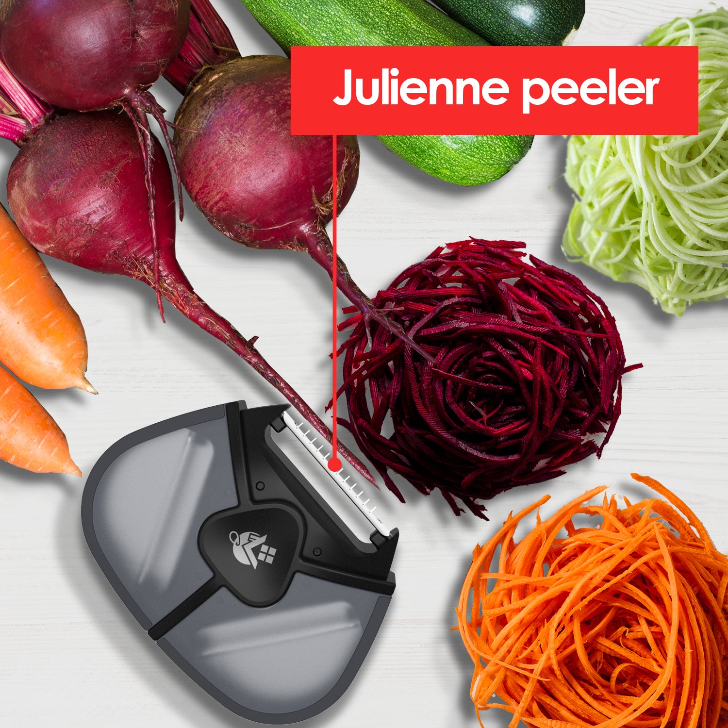 OXO Julienne Peeler – Pryde's Kitchen & Necessities