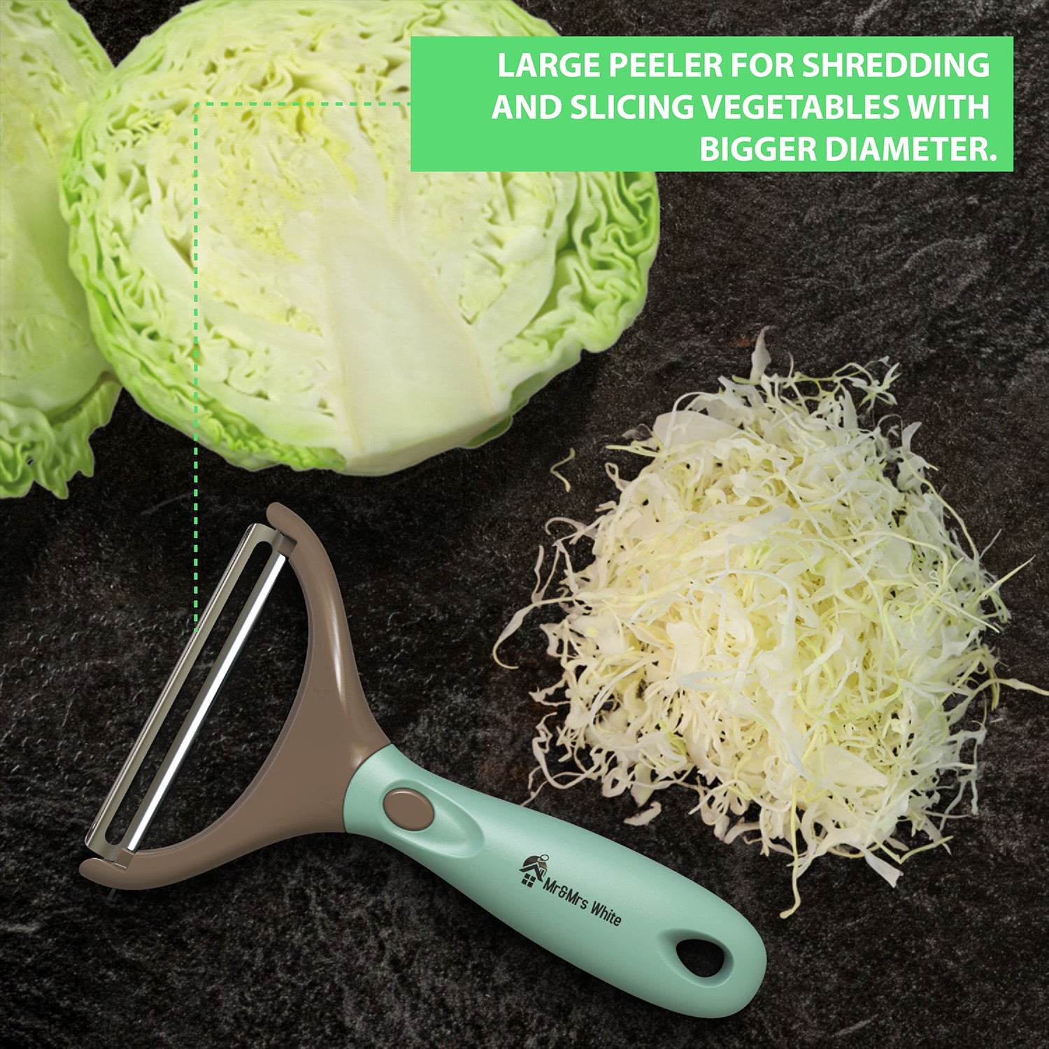 Bahoki Essentials 3 Piece Peeler Set - Stainless Steel Trio  Vegetable and Fruit Peeler - Interchangeable Multifunctional Cutter Slicer  - Julienne Cut, Shredder, Peelers - Home Kitchen Gadgets: Home & Kitchen